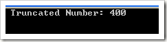Calculate Truncated Number from a Decimal Number in C#