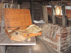 Plymouth Mayflower 8.13 bed desk in boat