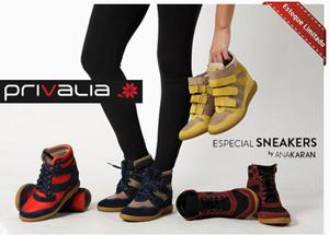 Sneakers na Privalia por R$ 99,95. Estoque limitado. sneaker privalia
