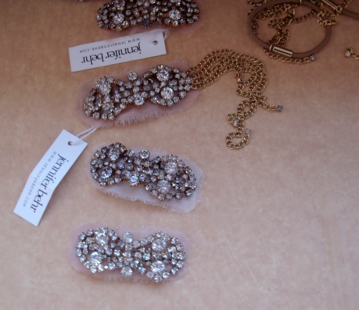These pretty barrettes would be a perfect bridesmaid gift.