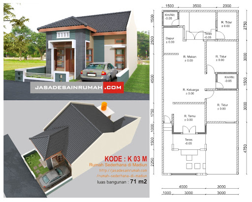 jasadesainrumah com k 03 m rumah sederhana di madiun jpg rumah kecil