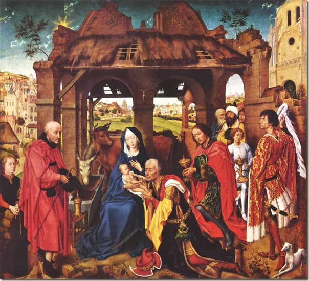 Rogier de la Pasture van der Weyden, Adoration des Mages 1460 Rogier de la Pasture van der Weyden, Adoration des Mages 1460