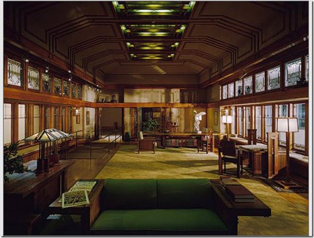 frank lloyd wright room