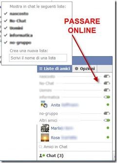 chat di facebook ripristinata