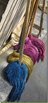 colored mop 
