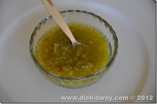 Lemon Sauce with Garlic and Chilli Recipe by www.dish-away.com