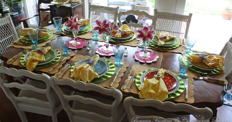 BARGAIN DECORATING WITH LAURIE: BIRTHDAY DINNER FOR A TEEN