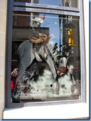 9881 Alberta Calgary Historic Stephen Avenue pedestrian mall - one of many Stampede window paintings