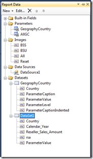 Report Data Pane