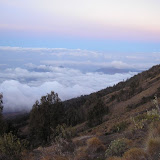 Looking north east from the summit ridge of Rinjani (Daniel Quinn, September 2009)