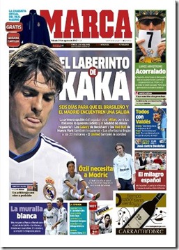 portada de marca el laberinto de kaká