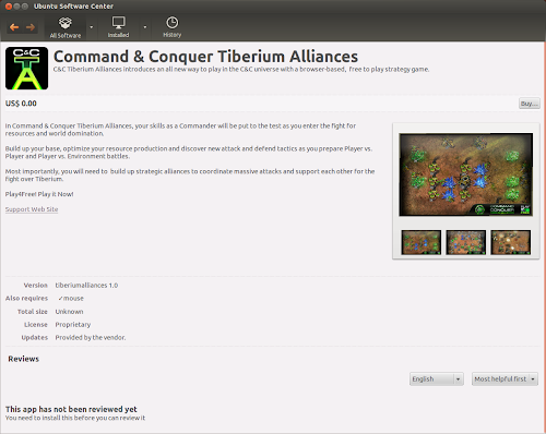 EA Game / Ubuntu - Command & Conquer Tiberium Alliances 