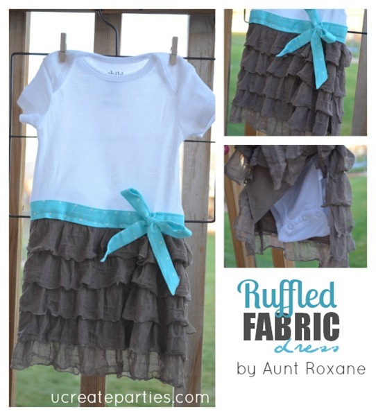 Ruffle Fabric Onesie ucreateparties.com Ruffle Fabric Onesie ucreateparties.com
