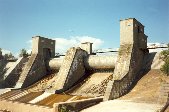 Imatra rapids dam