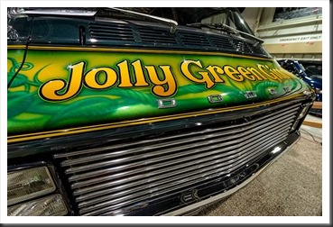 1975 Dodge Van "Jolly Green Giant" at Motorama