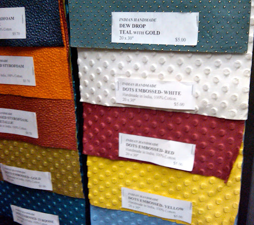 I loved the interesting textures of these papers.