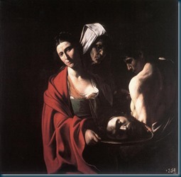 Salome with the head of the Baptist: Carvaggio CaravaggioSalomeMadrid