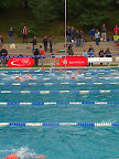 Wolfgang auf der Schwimmstrecke