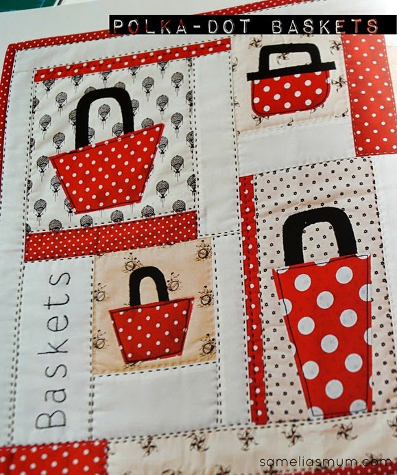 Little Quilts - Polka Dot Baskets by Amy Lobsiger Little Quilts - Polka Dot Baskets by Amy Lobsiger