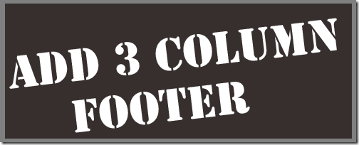 add three column footer to blogger add three column footer to blogger
