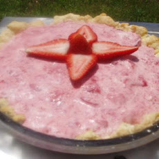 Bavarian Strawberry Cream Pie