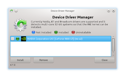LMDE KDE UP5 - Devide Driver Manager