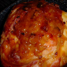 Baked Ham Glazed With Pineapple and Chipotle Peppers