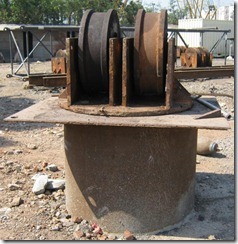 Details of Wheel Bock & Wheel Chair Marine piling