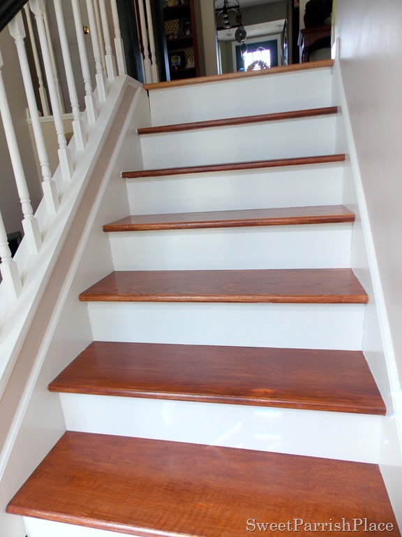 painting stair risers
