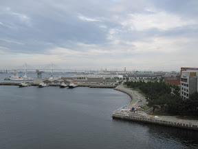 View from Pacifico Yokohama...