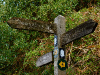Country sign post