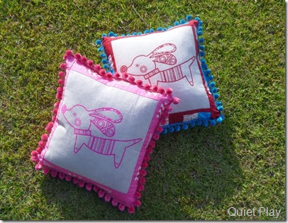 Pipsqeak cushions for Christmas