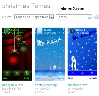 Temas de Navidad para Nokia gratis Temas de Navidad para Nokia gratis