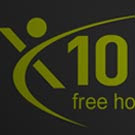 Logotipo do X10 hosting. Logotipo do X10 hosting.