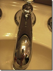 faucet before