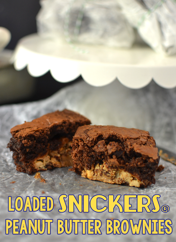 Loaded SNICKERS® Peanut Butter Brownies Loaded SNICKERS® Peanut Butter Brownies