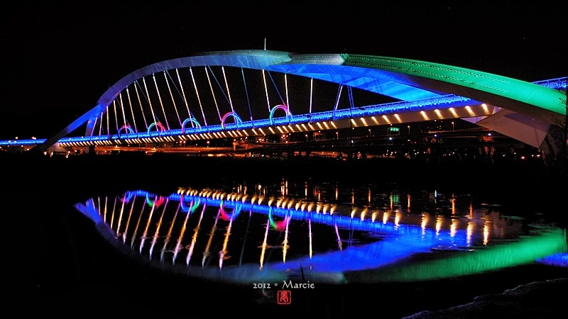 新北市 陽光橋 夜景