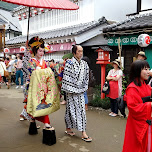 the Geisha parade at Edo Wonderland in Nikko, Japan 