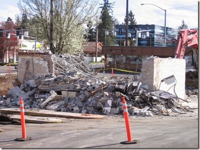 IMG_5706 Demolition of Former Key Bank Candalaria Branch in Salem, Oregon on March 17, 2007