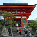 kiyomizu gateway in Kyoto, Japan 