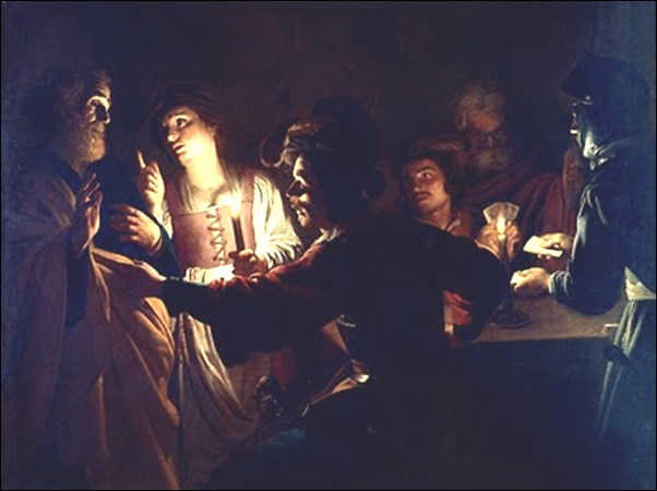 Gerrit Van Honthorst, Le reniement de St Pierre