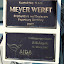 The ships name plate.