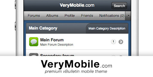 VeryMobile - a vBulletin 4.x skin - vBulletin Forums