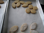 Here's a tray that shows different shape options and some undusted cookies too.