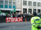 Акция протеста против ужесточения борьбы с пиратством