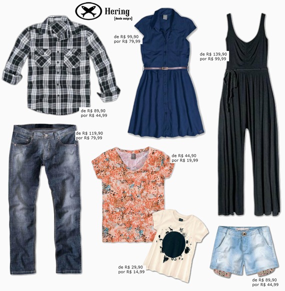 Hering Store em Promoção Verão com preços reduzidos. Hering Web Store em Promoção Verão com preços reduzidos.