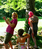 Trisha and Jodi try to escape Lily's point blank throw.