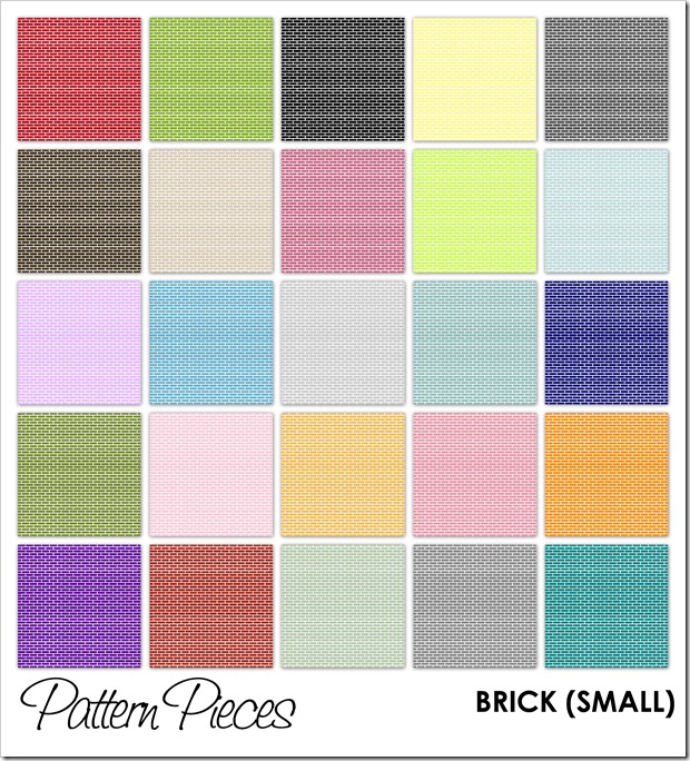 IMAGE - Pattern Pieces - Brick (Small)