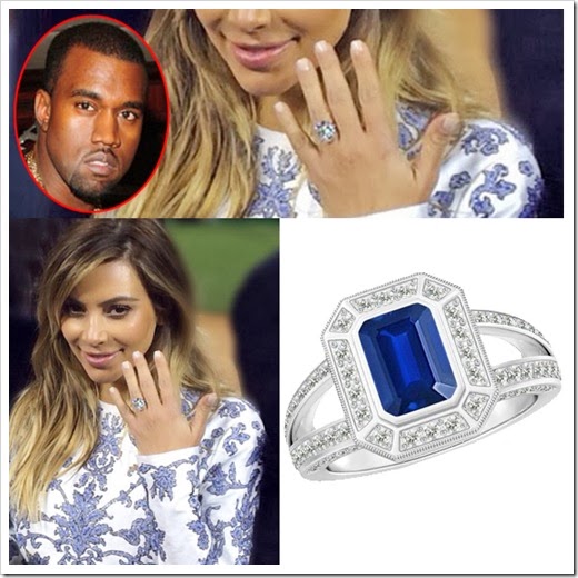 engagement ring of kim