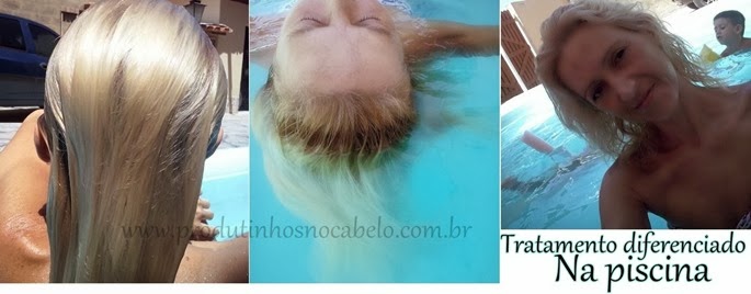 Piscina: Cabelo que não fica verde! Piscina: Cabelo que não fica verde!